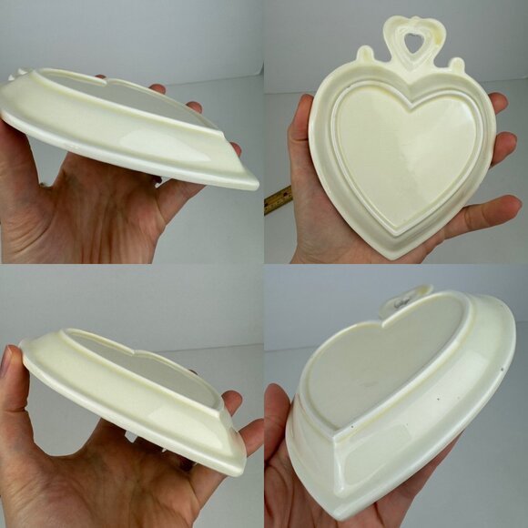 Vtg San Francisco Cali Green Heart Shaped Ceramic Porcelain Souvenir Decor READ - Picture 11 of 11